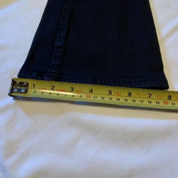 American Eagle Slim Straight Barely Boot Low Rise Black Stretchy Jeans (28x32) - Picture 10 of 13